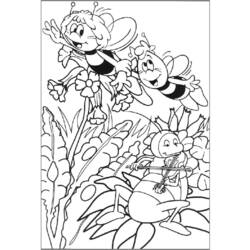 Dibujo para colorear: Maya the bee (Dibujos animados) #28295 - Dibujos para Colorear e Imprimir Gratis
