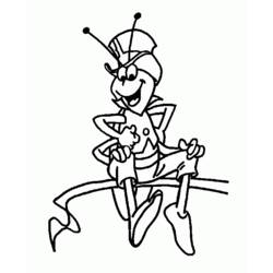 Dibujo para colorear: Maya the bee (Dibujos animados) #28301 - Dibujos para Colorear e Imprimir Gratis