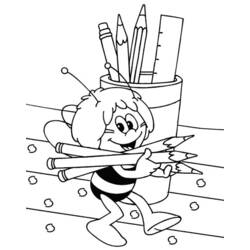 Dibujo para colorear: Maya the bee (Dibujos animados) #28303 - Dibujos para Colorear e Imprimir Gratis