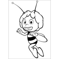 Dibujo para colorear: Maya the bee (Dibujos animados) #28318 - Dibujos para Colorear e Imprimir Gratis