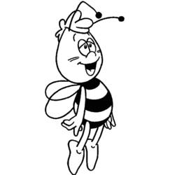 Dibujo para colorear: Maya the bee (Dibujos animados) #28324 - Dibujos para Colorear e Imprimir Gratis