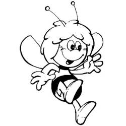 Dibujo para colorear: Maya the bee (Dibujos animados) #28327 - Dibujos para Colorear e Imprimir Gratis