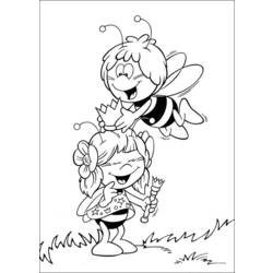 Dibujo para colorear: Maya the bee (Dibujos animados) #28335 - Dibujos para Colorear e Imprimir Gratis