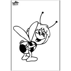Dibujo para colorear: Maya the bee (Dibujos animados) #28349 - Dibujos para Colorear e Imprimir Gratis