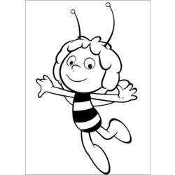 Dibujo para colorear: Maya the bee (Dibujos animados) #28350 - Dibujos para Colorear e Imprimir Gratis