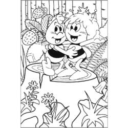 Dibujo para colorear: Maya the bee (Dibujos animados) #28355 - Dibujos para Colorear e Imprimir Gratis