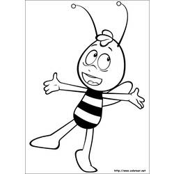 Dibujo para colorear: Maya the bee (Dibujos animados) #28371 - Dibujos para Colorear e Imprimir Gratis