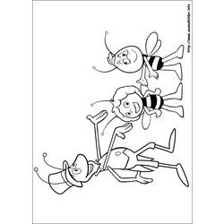 Dibujo para colorear: Maya the bee (Dibujos animados) #28391 - Dibujos para Colorear e Imprimir Gratis