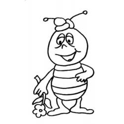 Dibujo para colorear: Maya the bee (Dibujos animados) #28395 - Dibujos para Colorear e Imprimir Gratis