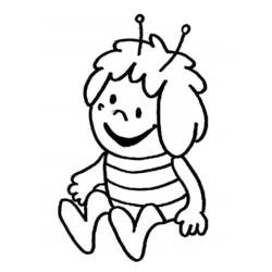 Dibujo para colorear: Maya the bee (Dibujos animados) #28397 - Dibujos para Colorear e Imprimir Gratis