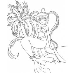 Dibujo para colorear: Mermaid Melody: Pichi Pichi Pitch (Dibujos animados) #53686 - Dibujos para Colorear e Imprimir Gratis
