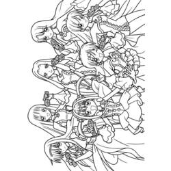 Dibujo para colorear: Mermaid Melody: Pichi Pichi Pitch (Dibujos animados) #53763 - Dibujos para Colorear e Imprimir Gratis