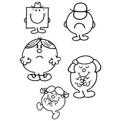 Dibujo para colorear: Mr. Men Show (Dibujos animados) #45485 - Dibujos para Colorear e Imprimir Gratis