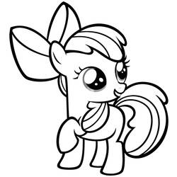 Dibujo para colorear: My Little Pony (Dibujos animados) #41863 - Dibujos para Colorear e Imprimir Gratis
