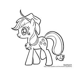 Dibujo para colorear: My Little Pony (Dibujos animados) #41864 - Dibujos para Colorear e Imprimir Gratis