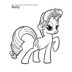 Dibujo para colorear: My Little Pony (Dibujos animados) #41869 - Dibujos para Colorear e Imprimir Gratis