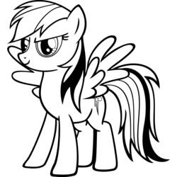 Dibujo para colorear: My Little Pony (Dibujos animados) #41882 - Dibujos para Colorear e Imprimir Gratis