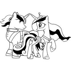 Dibujo para colorear: My Little Pony (Dibujos animados) #41888 - Dibujos para Colorear e Imprimir Gratis