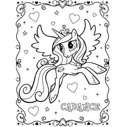 Dibujo para colorear: My Little Pony (Dibujos animados) #41891 - Dibujos para Colorear e Imprimir Gratis
