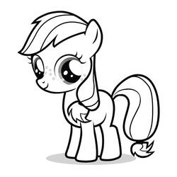 Dibujo para colorear: My Little Pony (Dibujos animados) #41893 - Dibujos para Colorear e Imprimir Gratis