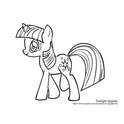Dibujo para colorear: My Little Pony (Dibujos animados) #41894 - Dibujos para Colorear e Imprimir Gratis