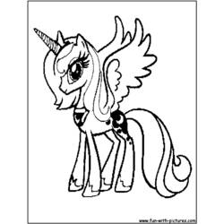 Dibujo para colorear: My Little Pony (Dibujos animados) #41904 - Dibujos para Colorear e Imprimir Gratis