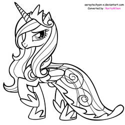 Dibujo para colorear: My Little Pony (Dibujos animados) #41922 - Dibujos para Colorear e Imprimir Gratis