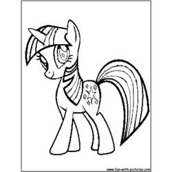 Dibujo para colorear: My Little Pony (Dibujos animados) #41946 - Dibujos para Colorear e Imprimir Gratis