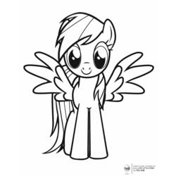 Dibujo para colorear: My Little Pony (Dibujos animados) #41998 - Dibujos para Colorear e Imprimir Gratis