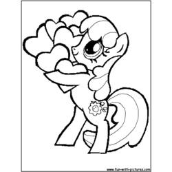 Dibujo para colorear: My Little Pony (Dibujos animados) #42050 - Dibujos para Colorear e Imprimir Gratis