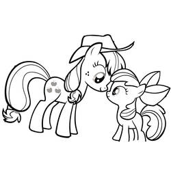 Dibujo para colorear: My Little Pony (Dibujos animados) #42119 - Dibujos para Colorear e Imprimir Gratis
