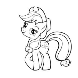 Dibujo para colorear: My Little Pony (Dibujos animados) #42212 - Dibujos para Colorear e Imprimir Gratis