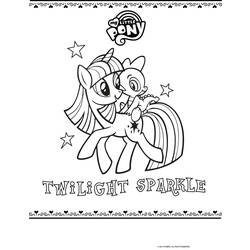 Dibujo para colorear: My Little Pony (Dibujos animados) #42217 - Dibujos para Colorear e Imprimir Gratis