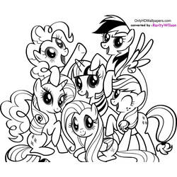 Dibujo para colorear: My Little Pony (Dibujos animados) #42218 - Dibujos para Colorear e Imprimir Gratis