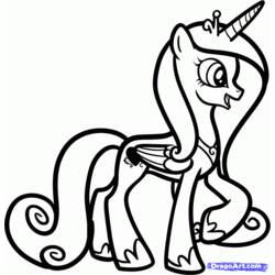 Dibujo para colorear: My Little Pony (Dibujos animados) #42219 - Dibujos para Colorear e Imprimir Gratis