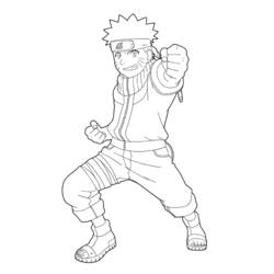 Dibujo para colorear: Naruto (Dibujos animados) #38072 - Dibujos para Colorear e Imprimir Gratis