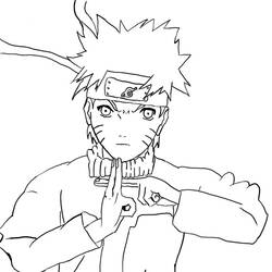 Dibujo para colorear: Naruto (Dibujos animados) #38114 - Dibujos para Colorear e Imprimir Gratis