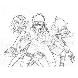Dibujo para colorear: Naruto (Dibujos animados) #38126 - Dibujos para Colorear e Imprimir Gratis