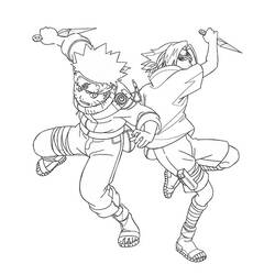 Dibujo para colorear: Naruto (Dibujos animados) #38134 - Dibujos para Colorear e Imprimir Gratis