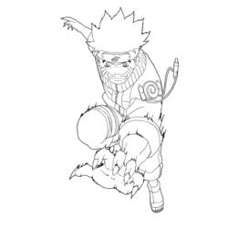 Dibujo para colorear: Naruto (Dibujos animados) #38369 - Dibujos para Colorear e Imprimir Gratis