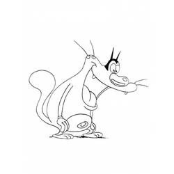 Dibujo para colorear: Oggy and the Cockroaches (Dibujos animados) #37861 - Dibujos para Colorear e Imprimir Gratis
