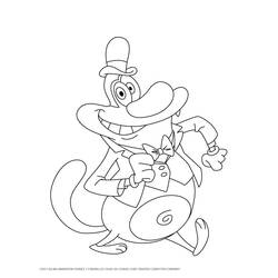Dibujo para colorear: Oggy and the Cockroaches (Dibujos animados) #37866 - Dibujos para Colorear e Imprimir Gratis