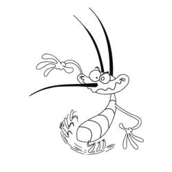 Dibujo para colorear: Oggy and the Cockroaches (Dibujos animados) #37874 - Dibujos para Colorear e Imprimir Gratis