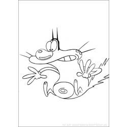 Dibujo para colorear: Oggy and the Cockroaches (Dibujos animados) #37909 - Dibujos para Colorear e Imprimir Gratis