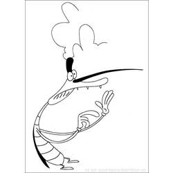 Dibujo para colorear: Oggy and the Cockroaches (Dibujos animados) #37931 - Dibujos para Colorear e Imprimir Gratis