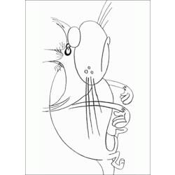 Dibujo para colorear: Oggy and the Cockroaches (Dibujos animados) #37936 - Dibujos para Colorear e Imprimir Gratis