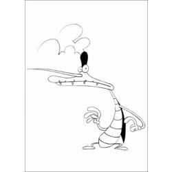 Dibujo para colorear: Oggy and the Cockroaches (Dibujos animados) #38000 - Dibujos para Colorear e Imprimir Gratis