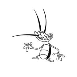 Dibujo para colorear: Oggy and the Cockroaches (Dibujos animados) #38005 - Dibujos para Colorear e Imprimir Gratis