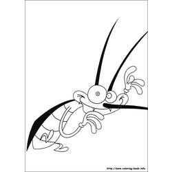 Dibujo para colorear: Oggy and the Cockroaches (Dibujos animados) #38038 - Dibujos para Colorear e Imprimir Gratis