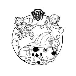 Dibujo para colorear: Paw Patrol (Dibujos animados) #44242 - Dibujos para Colorear e Imprimir Gratis